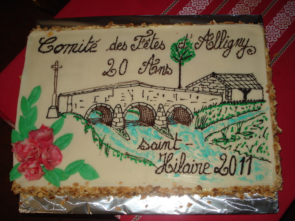 La génoise au Kirsch du Comité des fêtes d'Alligny