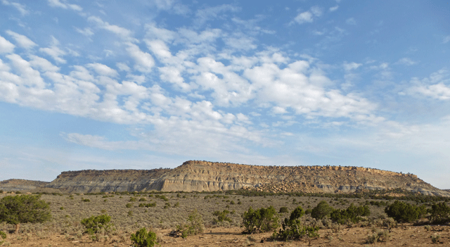 Mesa Portales from the south, hike, backpacking, Continental Divide Trail, BLM land near Cuba, New Mexico