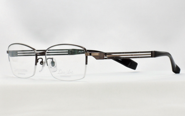 CHARMANT Line Art 日本製 メガネ フレーム チタン最軽重 52 CHARMANT