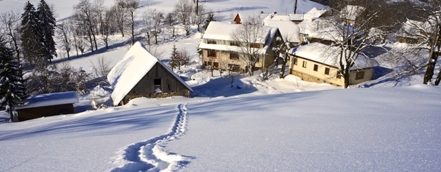 Les Claret en hiver