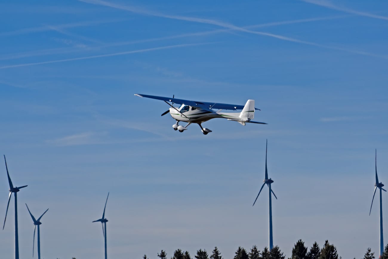 Martin 1. Soloflug - Start