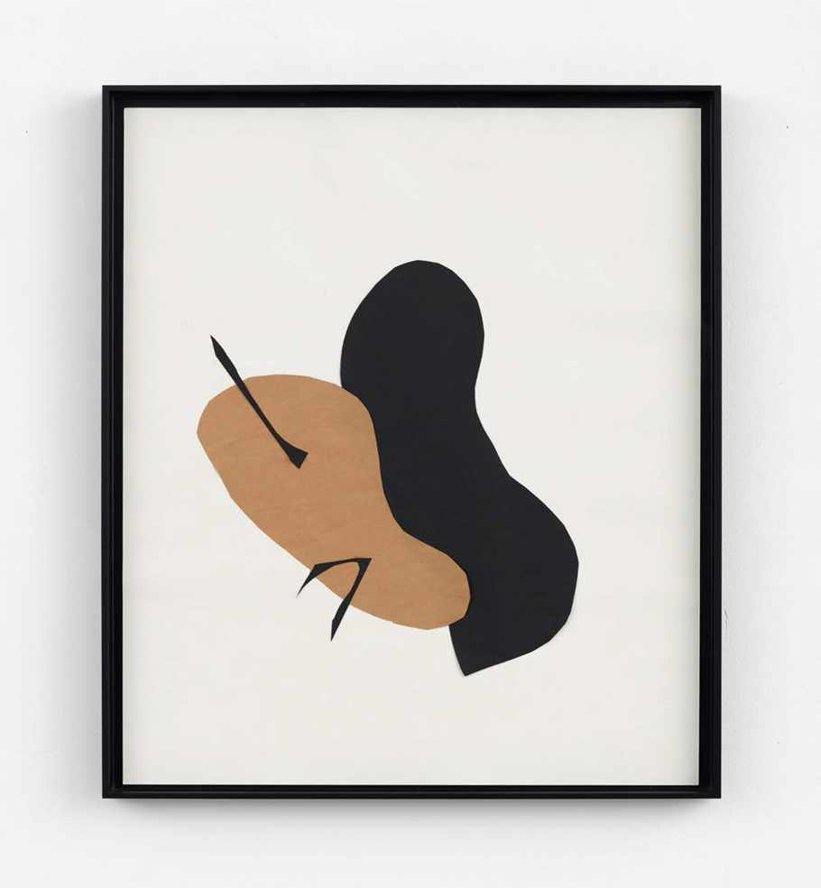 Andrea Morein, aus der Installation Qahal, Papiercollage, 70 x 50 cm Foto: Eric Tschernow