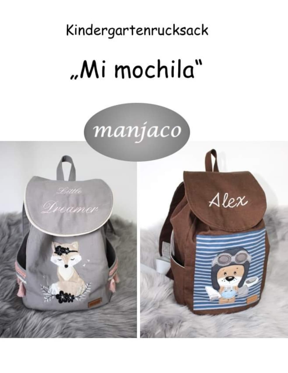 Kindergarten rucksack schnittmuster Clearance