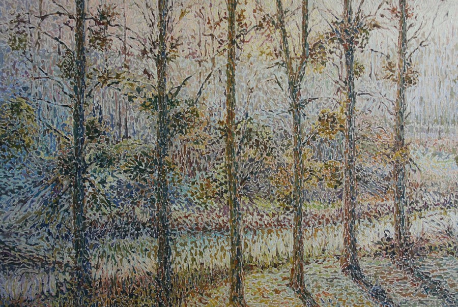 "La Sèvre à Monnières" Bernard CORNET Postimpressionisme