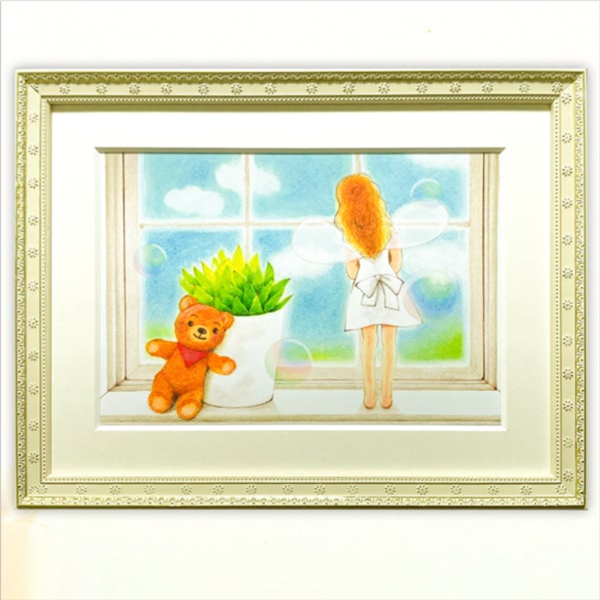 窓辺の妖精　妖精絵師ともりーな