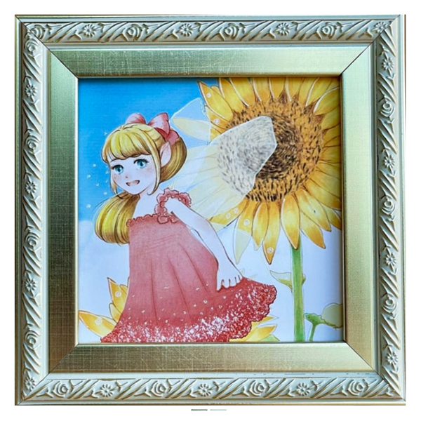 依頼品　ヒマワリの妖精／妖精絵師ともりーな