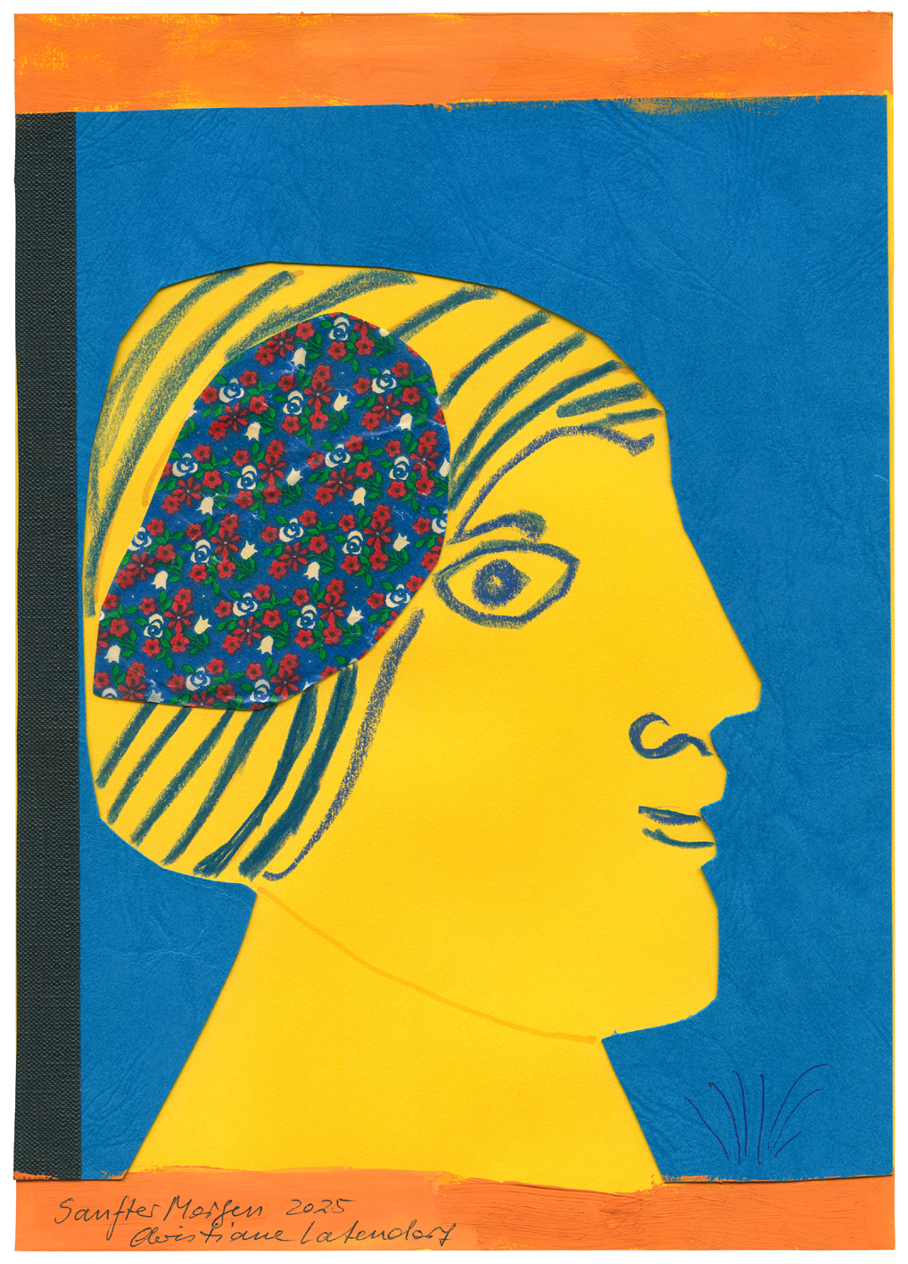 Christiane Latendorf, Sanfter Morgen, 2025, Scherenschnitt