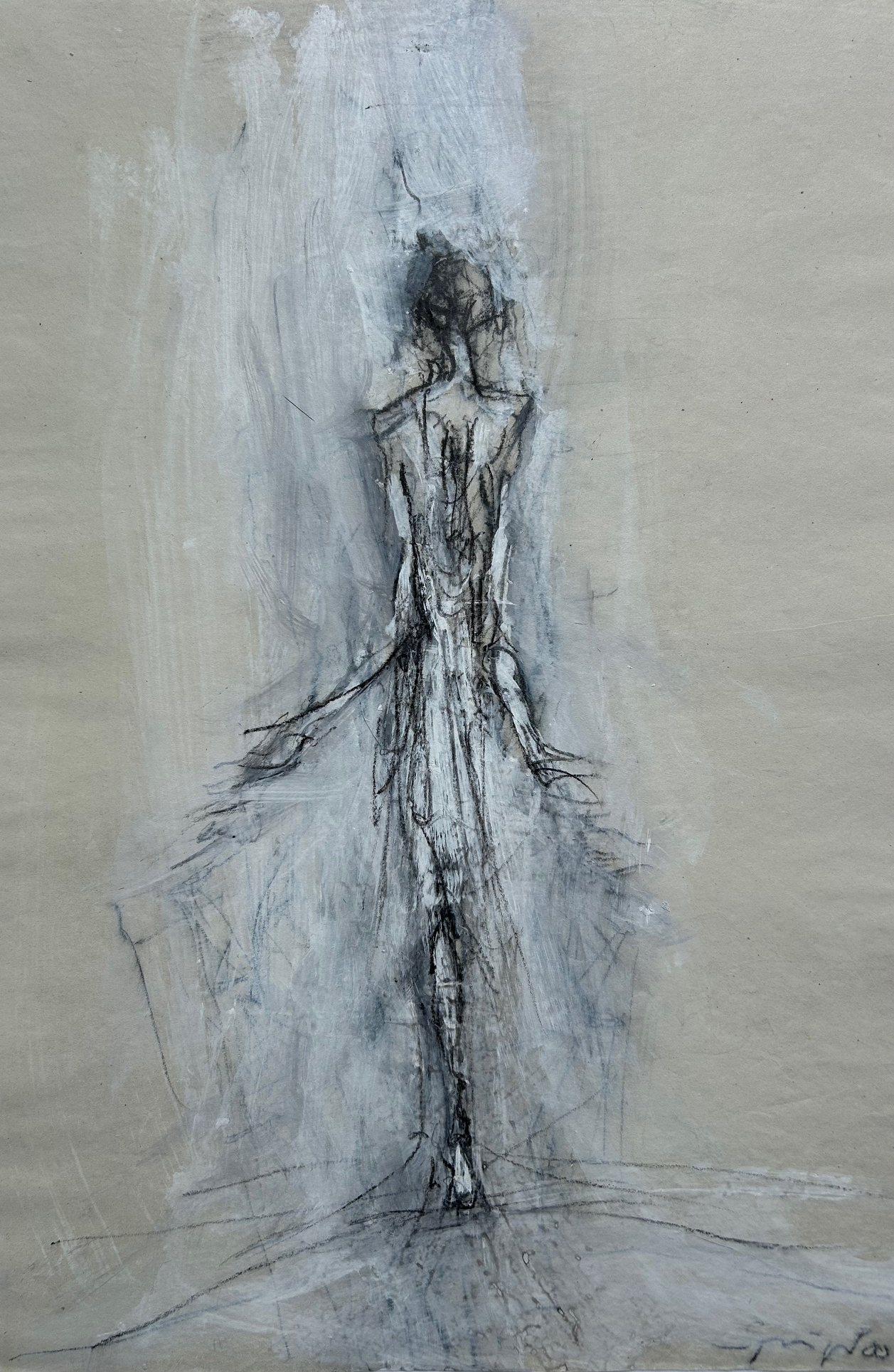 Reinhard Springer, Tanzstudie 17, 2000, Zeichnung
