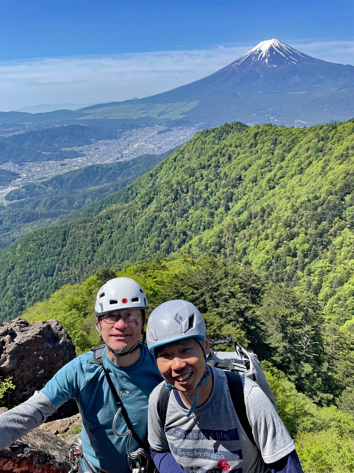 振り返れば富士山
