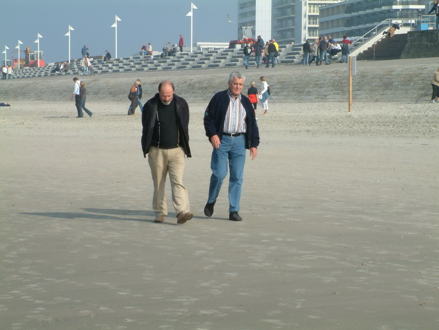 Klaus und Rudi am Strand