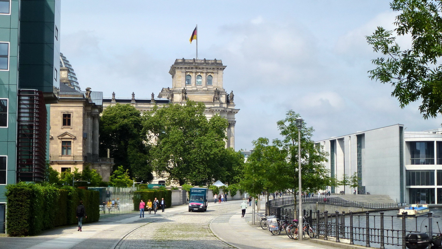 Blick aus den Reichstag