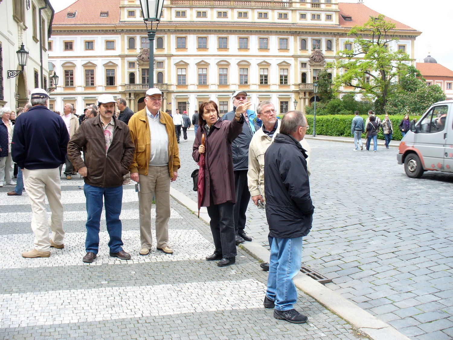 mit unserer Stadtführerin