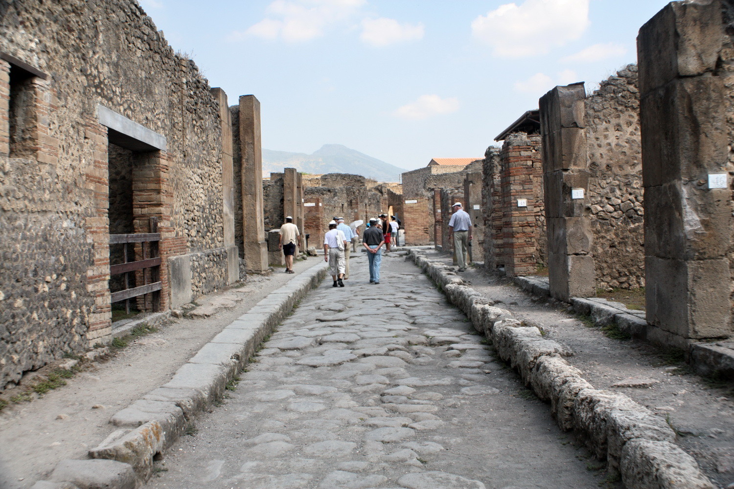 Straße von Pompei
