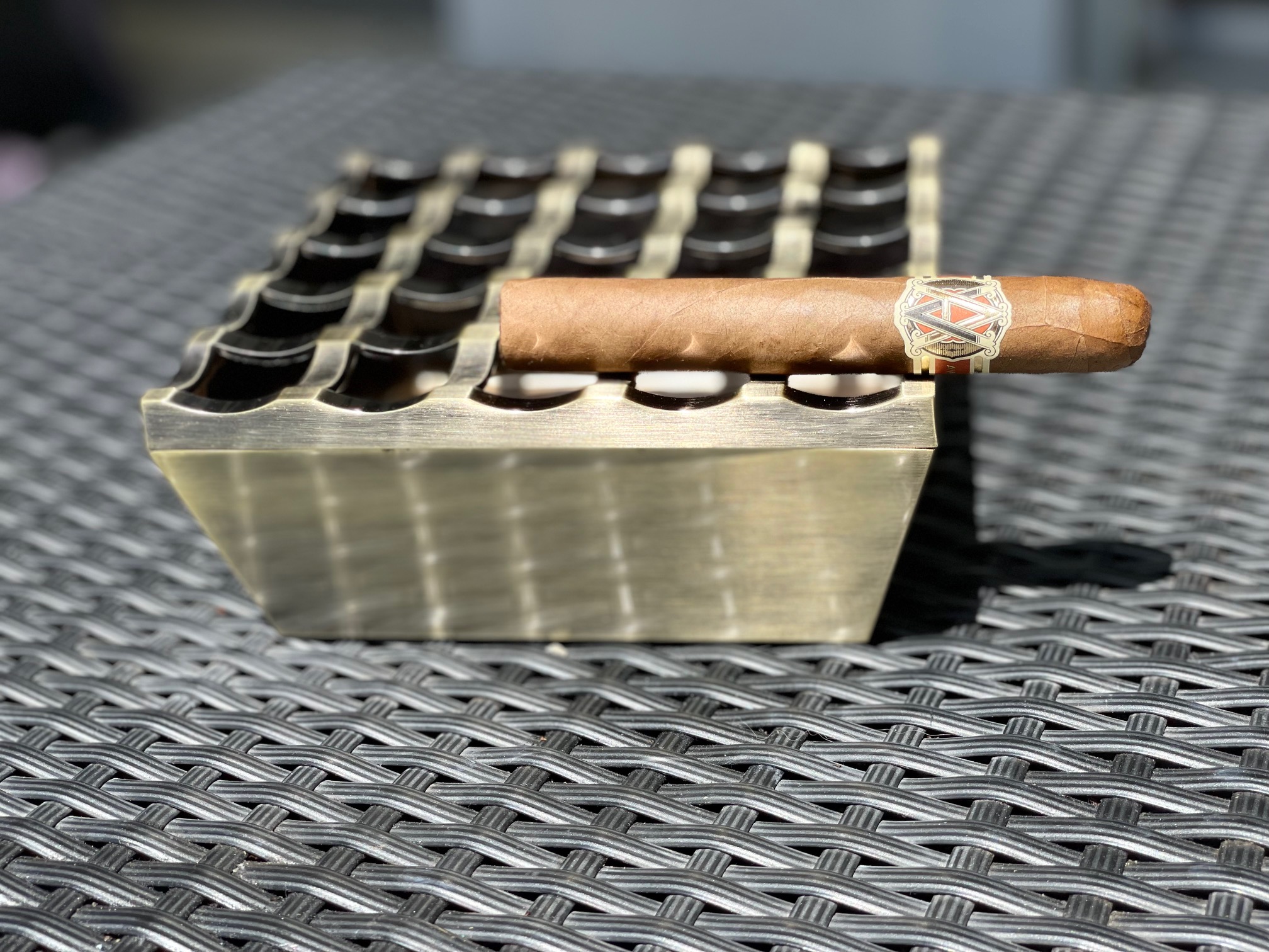 Zigarrenascher windgeschützt - Zigarrenzubehör