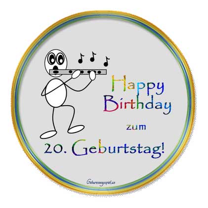 Glückwünsche zum 20. Geburtstag WhatsApp