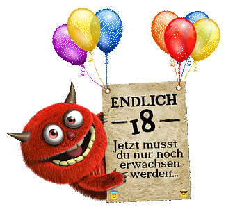 Geburtstagswünsche und Geburtstagssprüche zum 18. Geburtstag