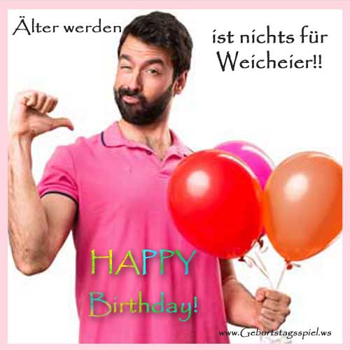 Coole GEBURTSTAGSSPRÜCHE für Männer - Geburtstagsspiel.ws