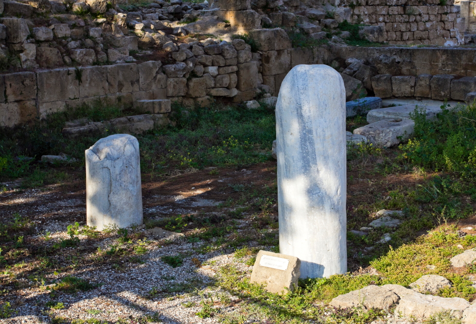 Šv. Pauliaus stulpas prie Agia Kyriaki bažnyčios Pafose Kipre