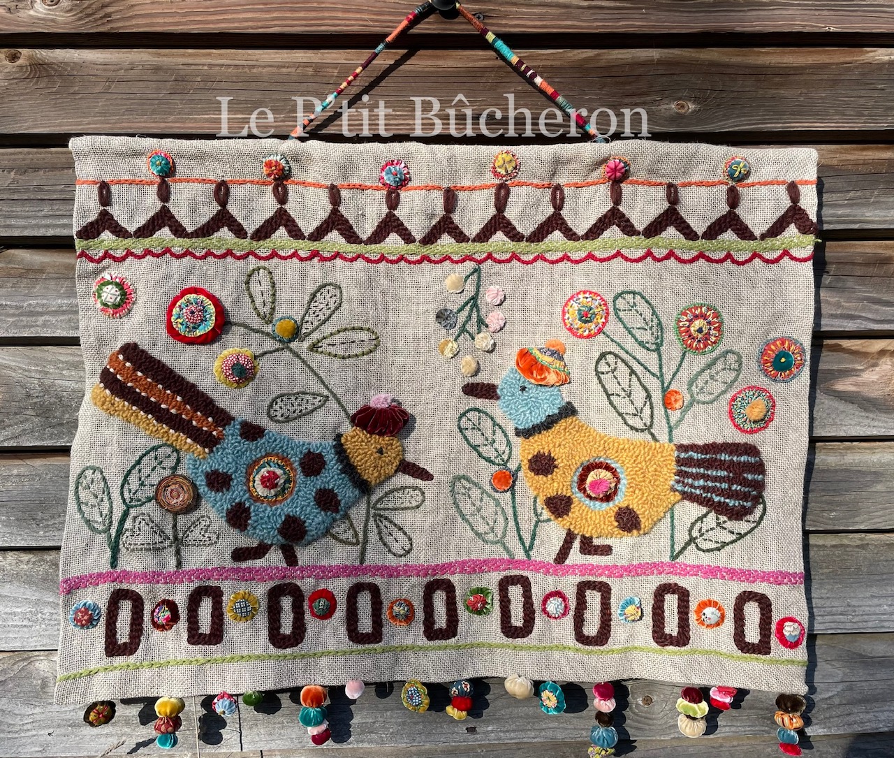 Kits Punch needle laine Site du P'tit bûcheron