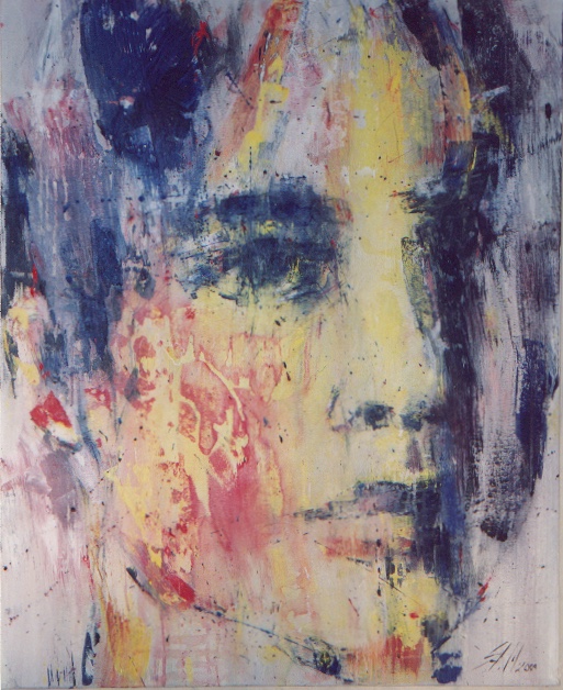 "ohne Titel", Mixed media on canvas, 2001, Privatbesitz