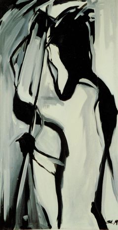 "heller Schatten", 1986, Dispersion auf Canvas, Privatsammlung