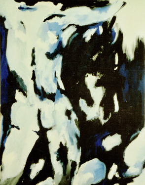 "Couple", 1983, Dispersion auf Canvas, Privatbesitz
