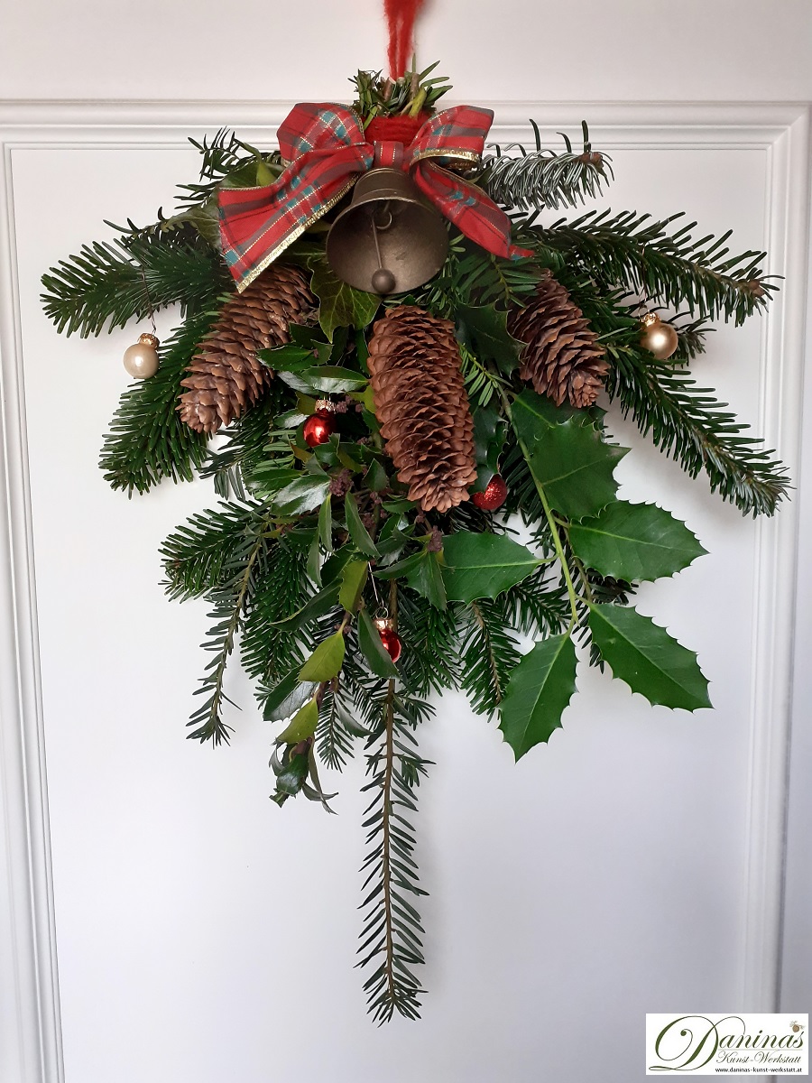Türdeko Weihnachten DaninasKunstWerkstatt