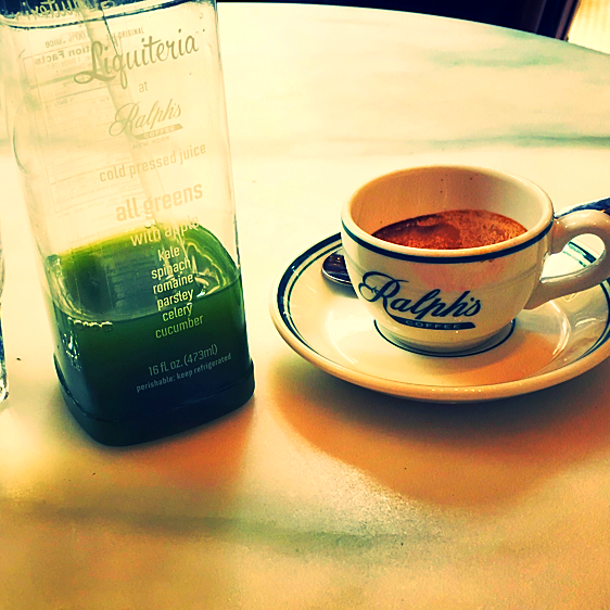 Green Juice & Espresso @Ralph`s coffee (POLO Store 5th avenue) - New York, USA