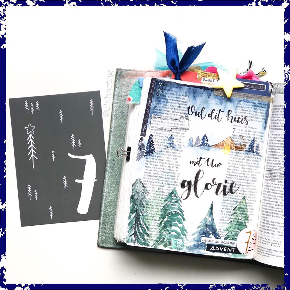 voorbeeld biblejournaling bijbeljournaling jesaja 6:3