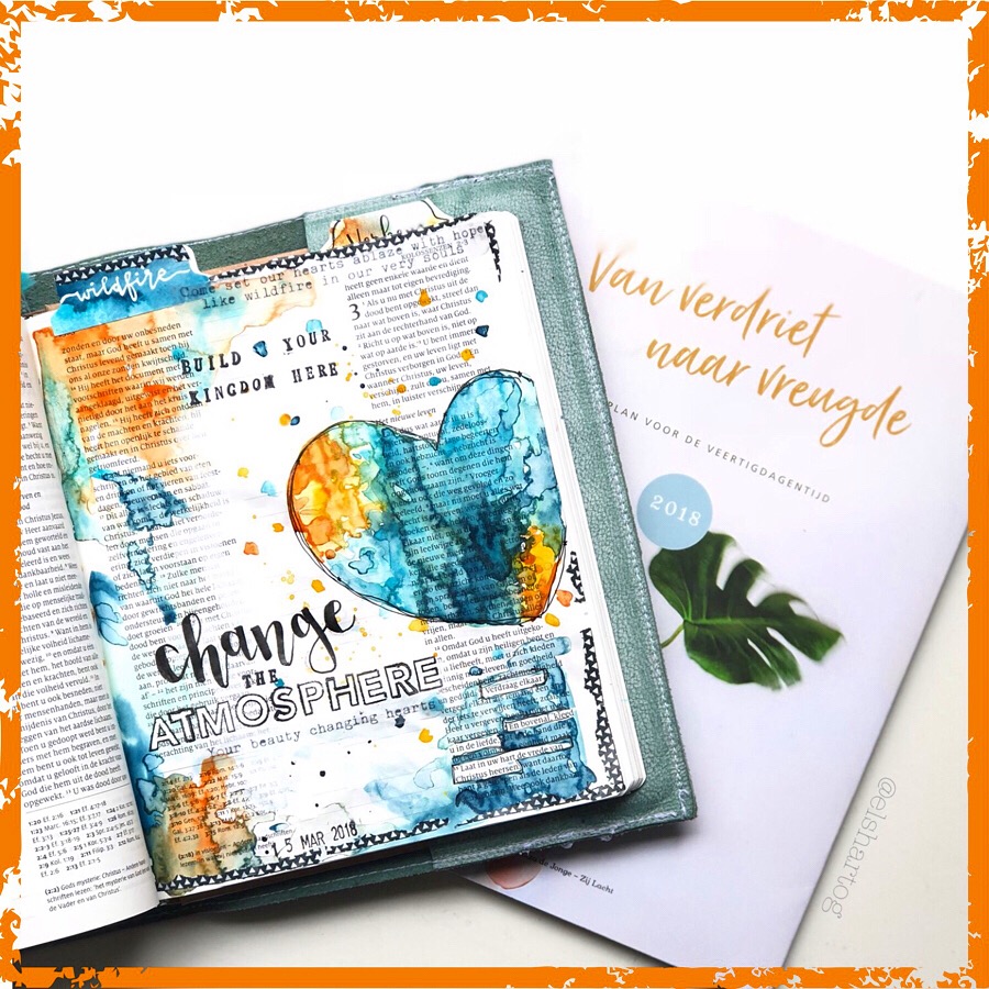 voorbeeld biblejournaling bijbeljournaling, biblejournaling