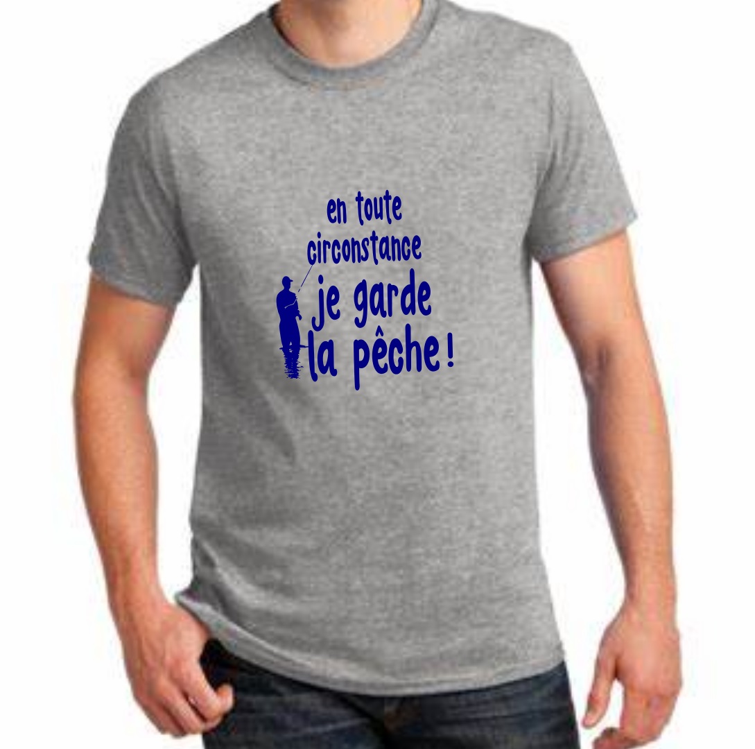 Tee shirt pecheur humour store