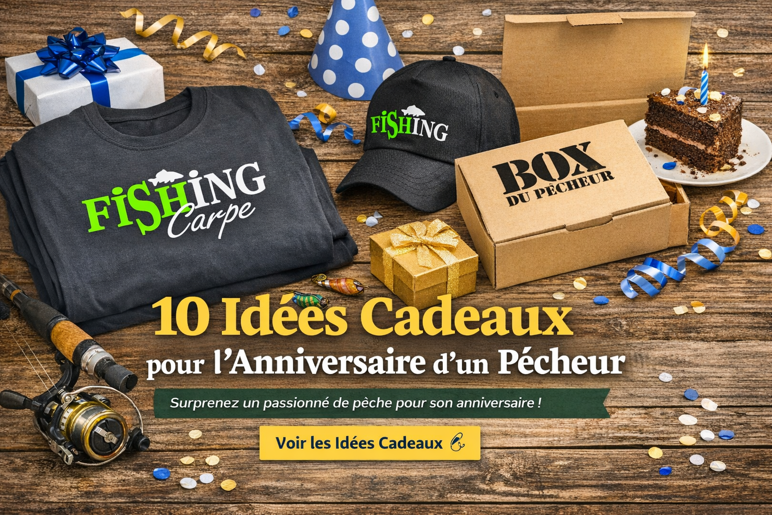 Cadeau Pêcheur Anniversaire : 10 Idées Cadeaux Originales pour Passionné de Pêche