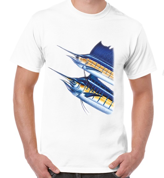 Tee shirt peche en mer store