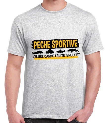 Tshirt peche hot sale