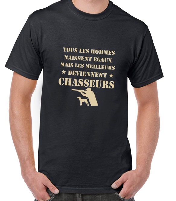 T shirt chasseur sale