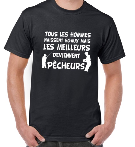 t-shirt pêche humour