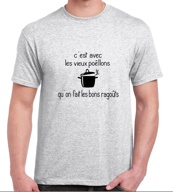 T shirt homme drole sales