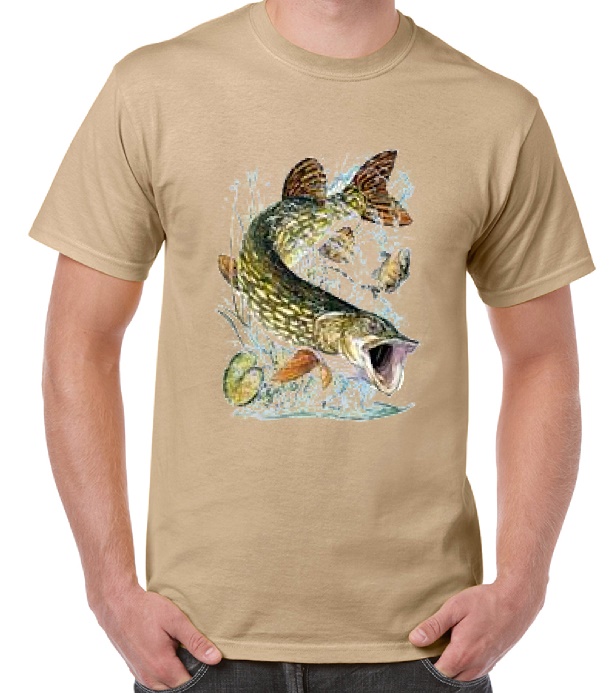 Tshirt peche au brochet le tee shirt du pecheur