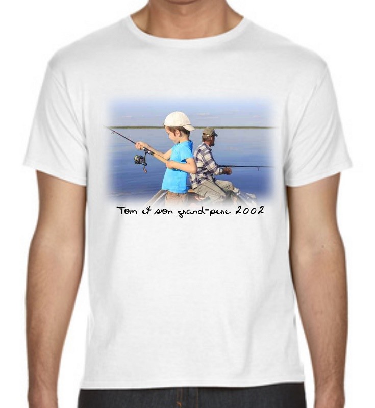 Tee shirt du p cheur personnalis le tee shirt du p cheur