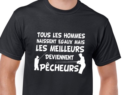 trentenaire homme je l'amour pêche T-shirt cadeau Pour des hommes