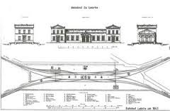 Der Bahnhof Lehrte im Jahr 1843