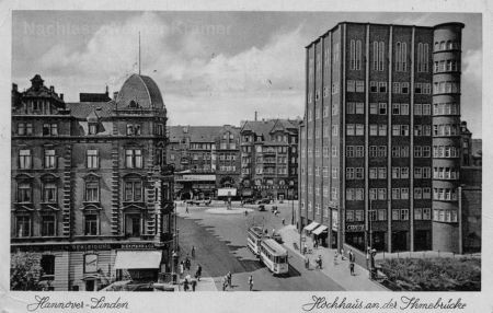 Postkarte vom Capitol-Hochhaus aus dem Jahr 1936