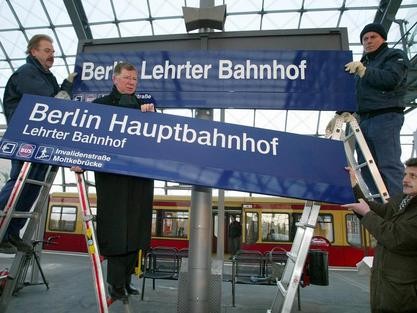 Über den Namen des neuen Berliner Hauptbahnhofs wurde lange diskutiert.