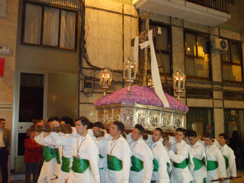 Año 2009 Real Cofradía de la Santa Vera Cruz, Jesús Preso y Nuestra