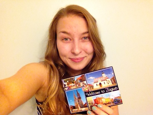 Eine Postkarte von einer guten Freundin bekommen!! Aus dem Kroatienurlaub :)