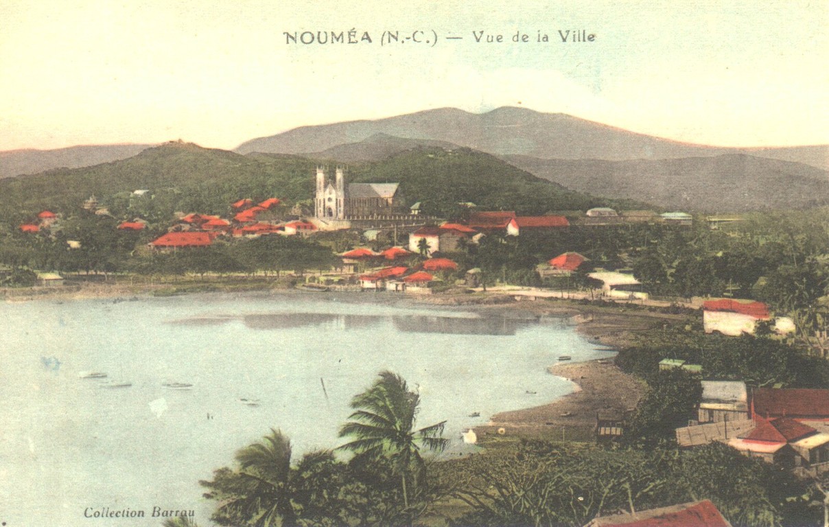 Nouméa : la baie de la Moselle et la cathédrale