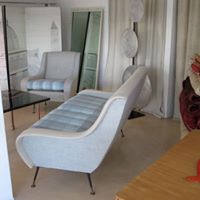 Divano 2 posti e 2 poltrone anni'50