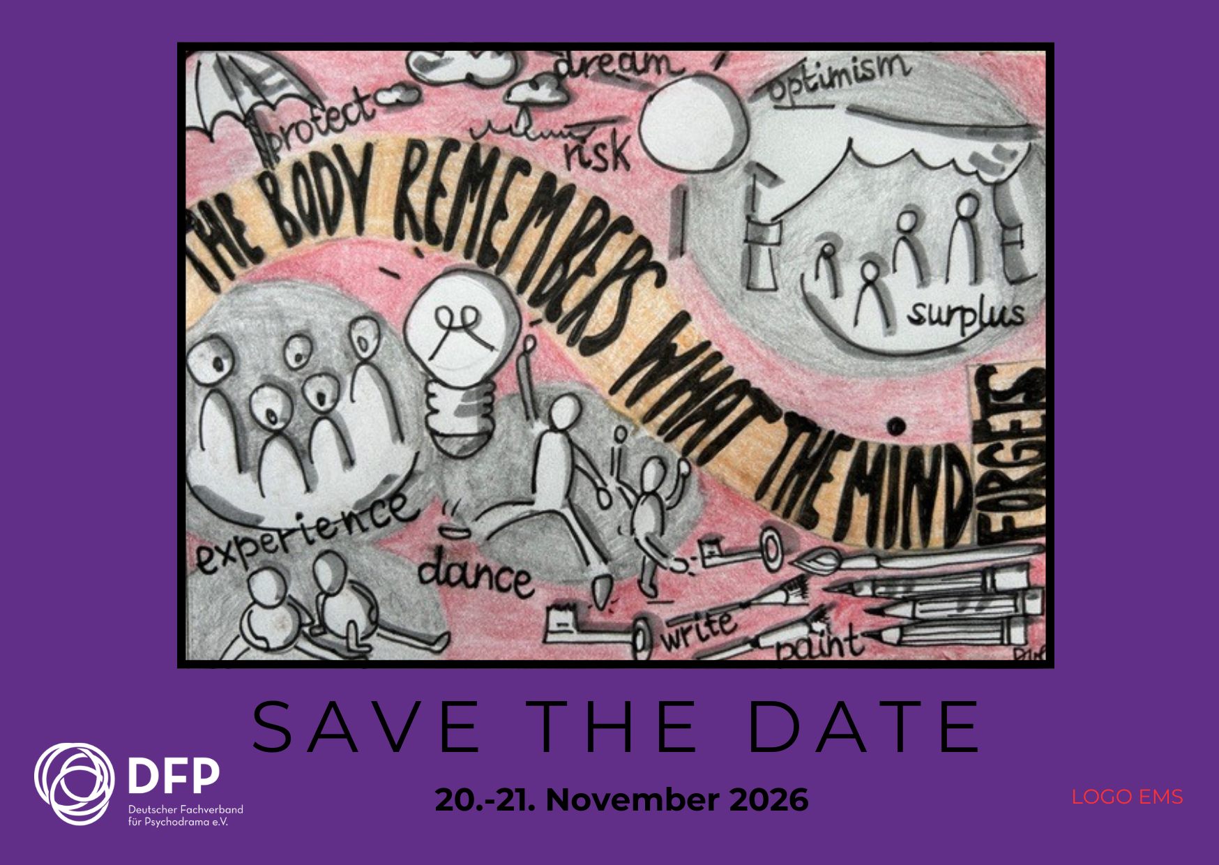 SAVE THE DATE - Fachtagung DFP e.V. am 20./21. November 2026 im Stephansstift Hannover