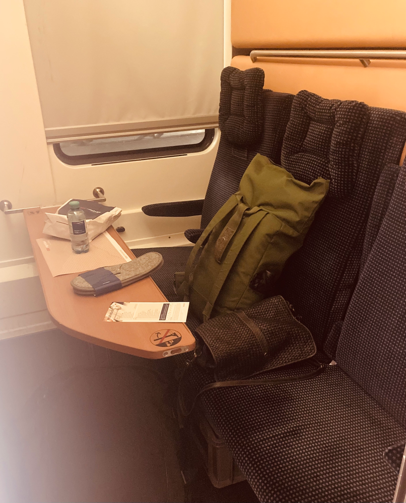 Mein Privatabteil im Schlafwagen im ÖBB Nightjet in Richtung Rom