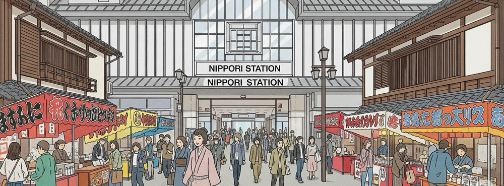 日暮里駅から上野untitledへの行き方